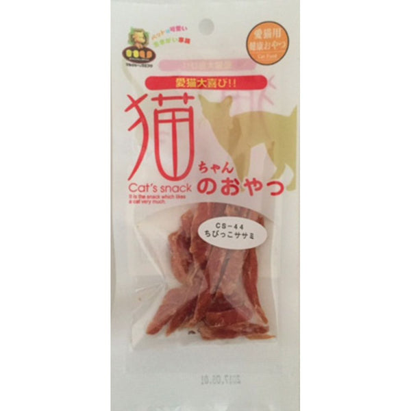 マルジョー＆ウエフク 猫ちゃんのおやつちびっこササミ 15g