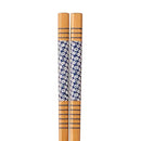 イシダ 箸 スス竹 青鹿の子 23cm 1膳