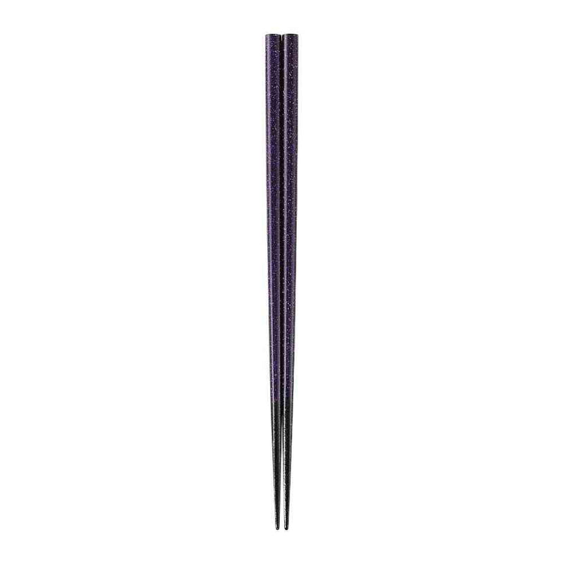 イシダ 箸 きららラメ箸 バイオレット 23cm 1膳