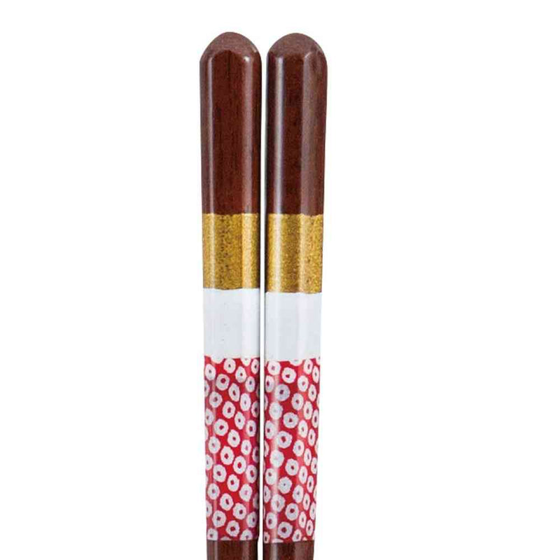 イシダ れとりこなじみ箸 鹿の子  1膳