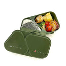 オーエスケー おにぎりランチケース カーキ