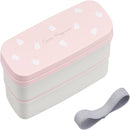 オーエスケー ＣＨＳランチボックス二段 ピンク