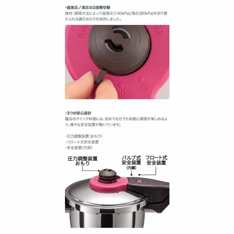 魔法のクイック料理 ZQシリーズ 3.0L 640833 メーカー直送 ▼返品・キャンセル不可【他商品との同時購入不可】