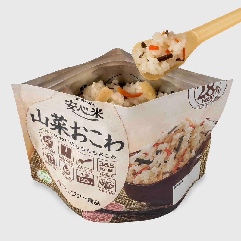 ◆アルファー食品 安心米 山菜おこわ 100G