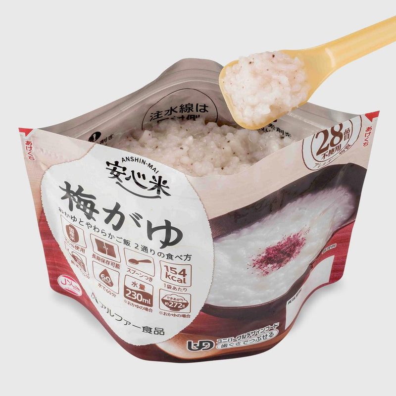 ◆ Alpha Foods 安心米梅子粥 42G