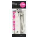 オーム電機 3個口タップ雷ガードPD対応タイプC，Aポート1m