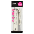 オーム電機 3個口節電タップPD対応タイプC，Aポート付き1m