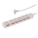 オーム電機 雷ガード節電タップ 6個口 2.5m