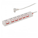 オーム電機 節電タップ 6個口 2.5m