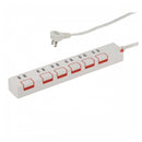 オーム電機 節電タップ 6個口 2.5m