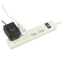 オーム電機 節電タップ 雷ガード／ブレーカー付 4個口 2m