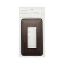 オーム電機 プレート 木目