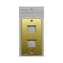 オーム電機 プレート 真鍮