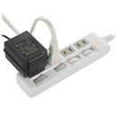 オーム電機 発煙ガード 節電タップ 雷ガード 4個口 2m