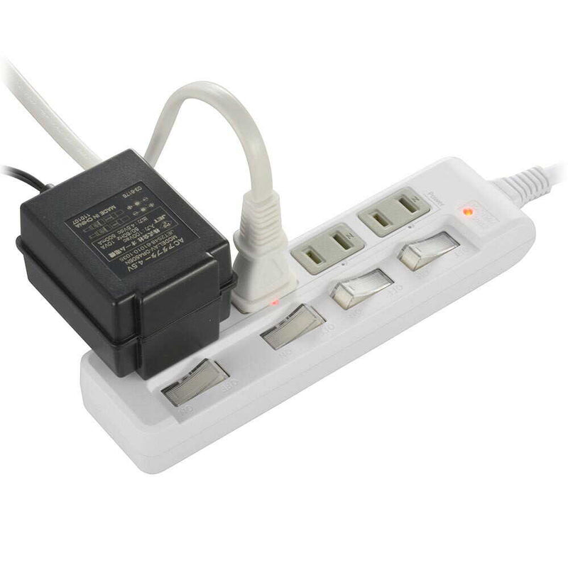 オーム電機 発煙ガード 節電タップ 雷ガード 4個口 2m