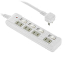 オーム電機 発煙ガード 節電タップ 雷ガード 4個口 2m