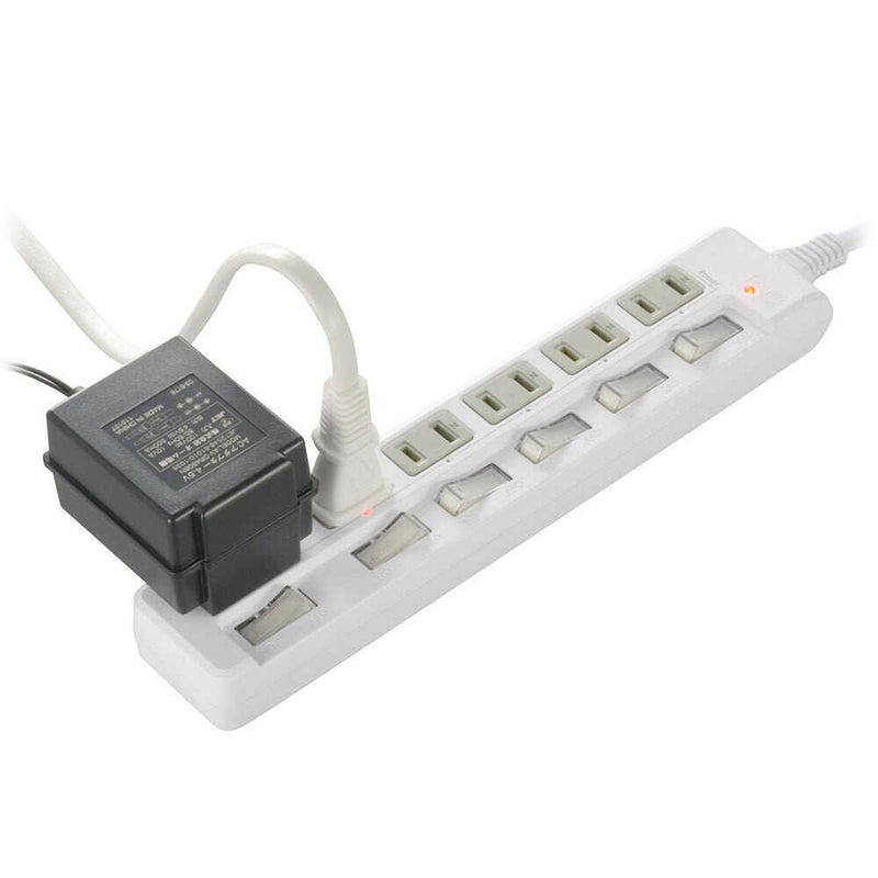 オーム電機 発煙ガード 節電タップ 雷ガード 6個口 2m