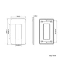 オーム電機 標準プレート3個