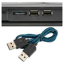 オーム電機 ノートパソコンクーラー 2ファン