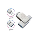 オーム電機 PCGEAR USBメモリーTypeC&TypeA対応 32GB 1個