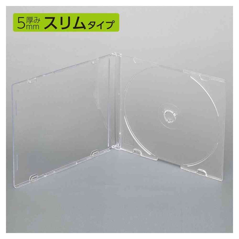 オーム電機 Blu-ray＆CD＆DVDケース 10個パック