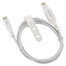 オーム電機 さらさらUSBケーブル スイング 1m