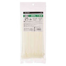 オーム電機 ロックタイ 屋内用 200mm 白 04-3133 100本入