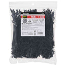 オーム電機 ロックタイ 耐候性 150mm 黒 04-3154 400本入