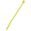 オーム電機 カラータイ 屋内用 100mm 黄 04-3158 50本入