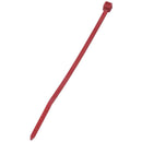 オーム電機 カラータイ 屋内用 100mm 赤 04-3159 50本入