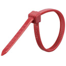 オーム電機 カラータイ 屋内用 100mm 赤 04-3159 50本入