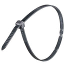 オーム電機 ワイドタイ 耐候性 300mm 黒 04-3332 50本入