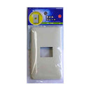 オーム電機 埋込プレート 1口用 04-7282