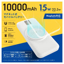 オーム電機 マグネット式モバイルバッテリー 10000mAh