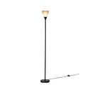 オーム電機 フロアスタンド ブラック