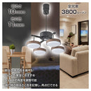 オーム電機 LED4灯ペンダント