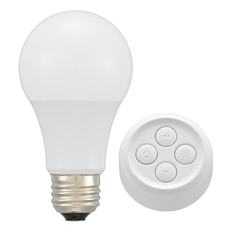 オーム電機 リモコン式LED電球 E26 60形相当