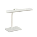 オーム電機 LEDデスクライト 2段階調光 ホワイト
