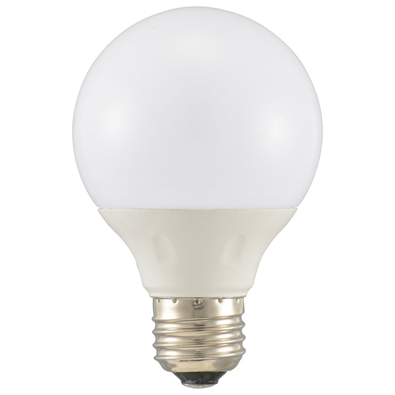 オーム電機 LED電球 ボール電球形 E26 40形相当 昼光色