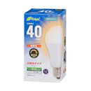オーム電機 調光対応LED電球 40W形相当 1個