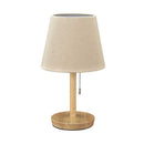 オーム電機 テーブルスタンド 木製 電球別売