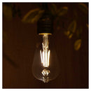 オーム電機 LEDフィラメントタイプレトロ球 E26 40形相当 1個