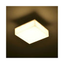 オーム電機 LEDミニシーリングライト 角形 電球色