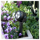 オーム電機 LED 土にさして使うセンサーライト 電池式 昼白色