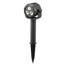 オーム電機 LED 土にさして使うセンサーライト 電池式 昼白色