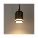 オーム電機 LED付きペンダントライト 電球色 ブラック