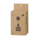 オーム電機 ペンダントライト 木製セード ブラウン