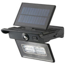 オーム電機 monbanソーラー式センサーライトパネル折り畳み