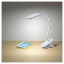 オーム電機 充電式LEDクリップライト 昼白色