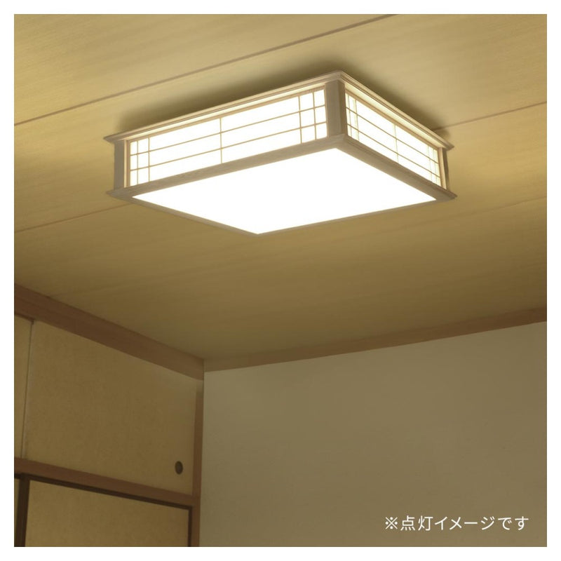 オーム電機 LED和風シーリングライト 8畳用